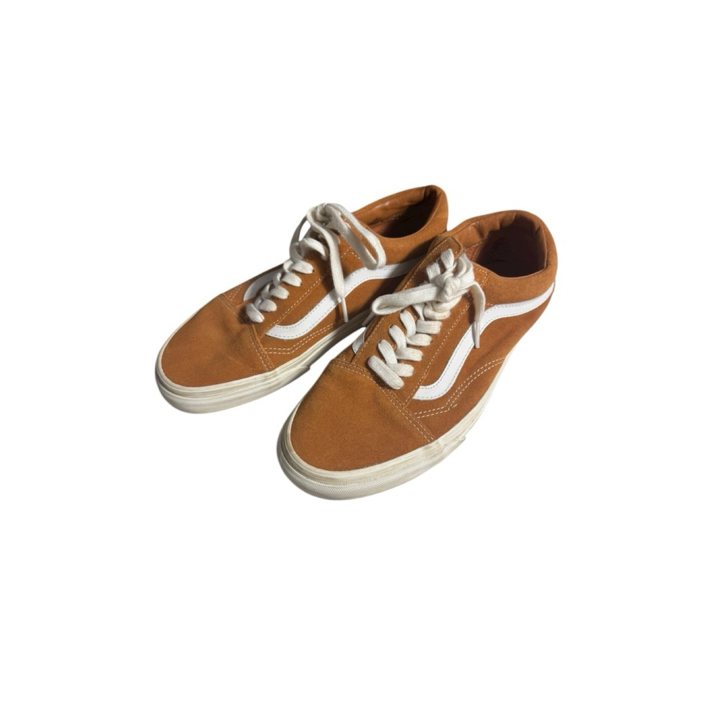 Vans Old Skool Mens 8.5 or Women’s 10 Unisex Gold Ginger Glaze Retro Sneakers